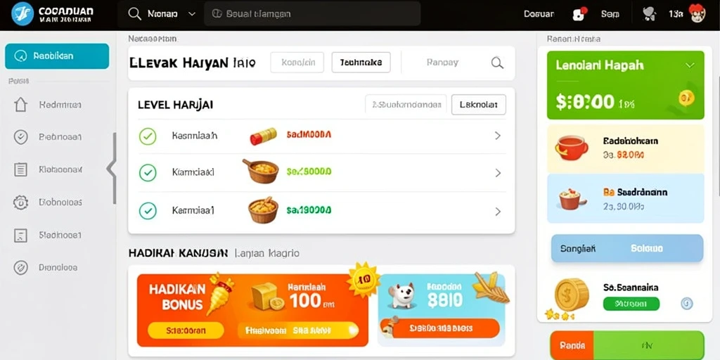 Tampilan antarmuka yang menarik dan mudah dinavigasi.
