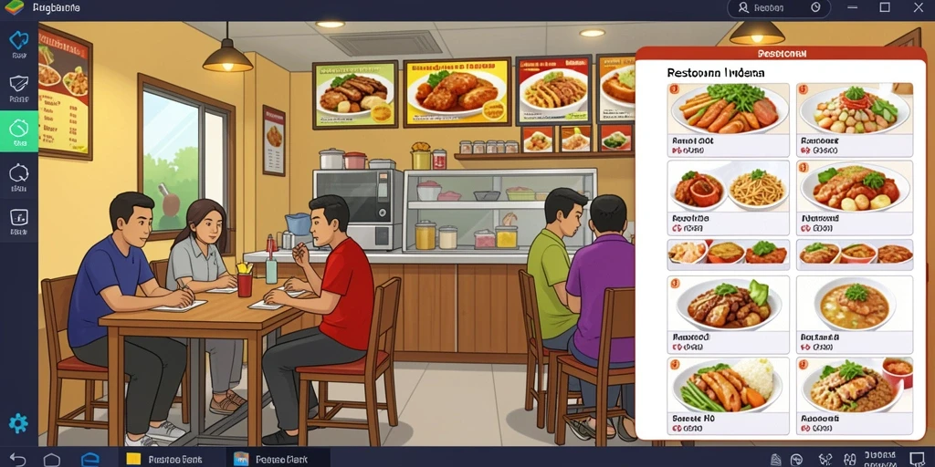 Tampilan awal game dengan pilihan level yang menarik.