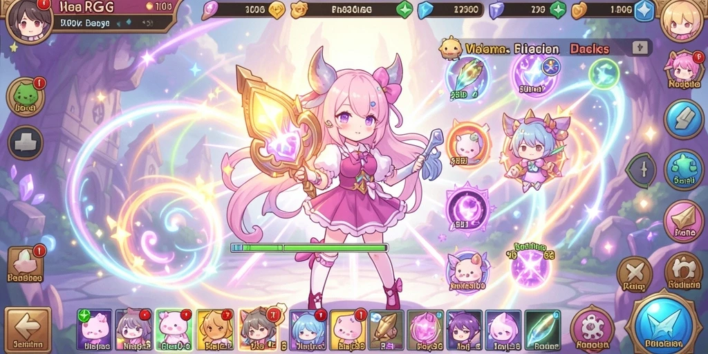Tampilan awal game yang memukau dan interaktif.