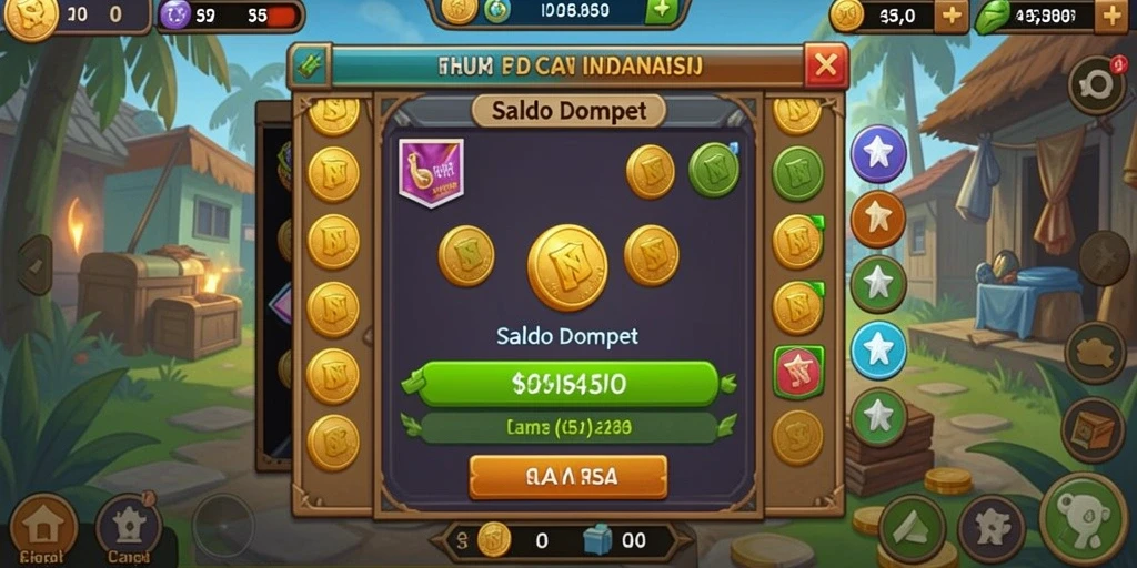 Screenshot menampilkan karakter utama dalam aksi melawan monster.
