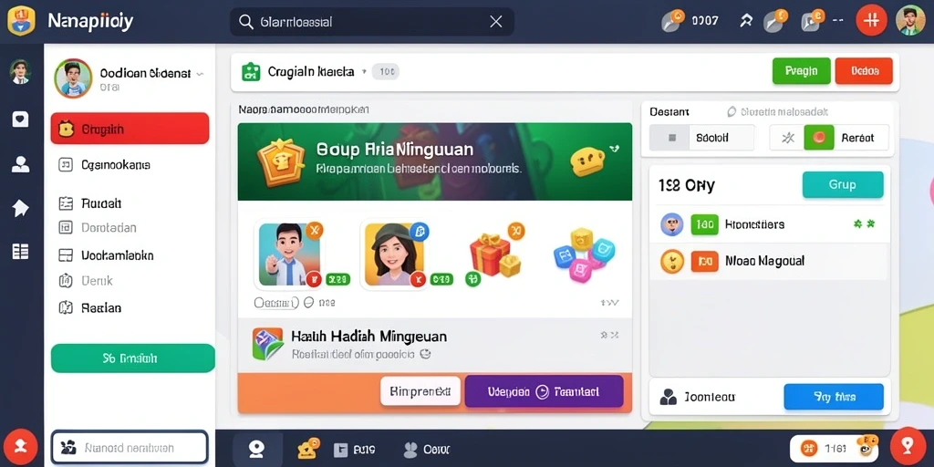 Tampilan antarmuka pengguna yang intuitif.